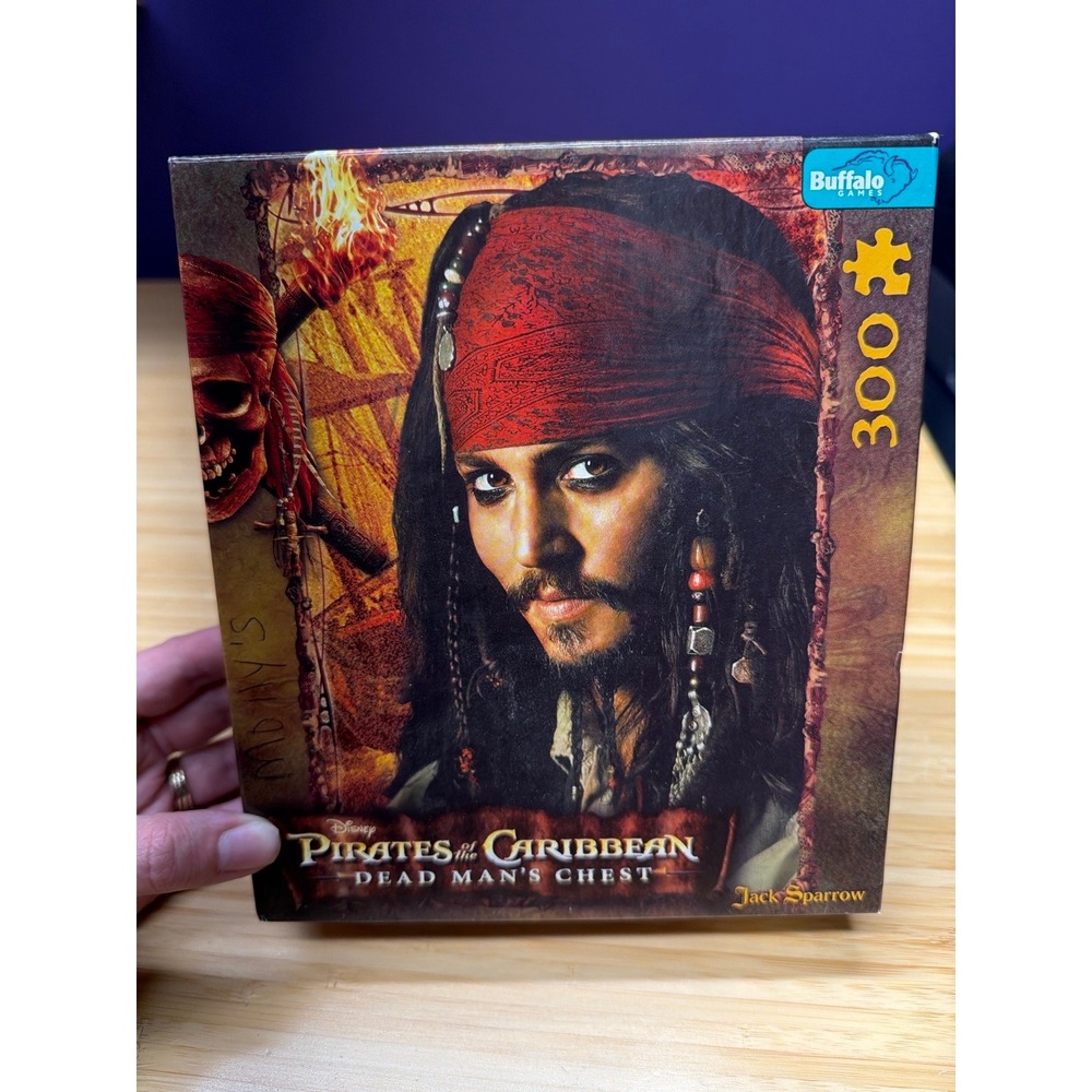 Buffalo Games Pirates of the Caribbean Jack Sparrow 300 Pc Puzzle Untested